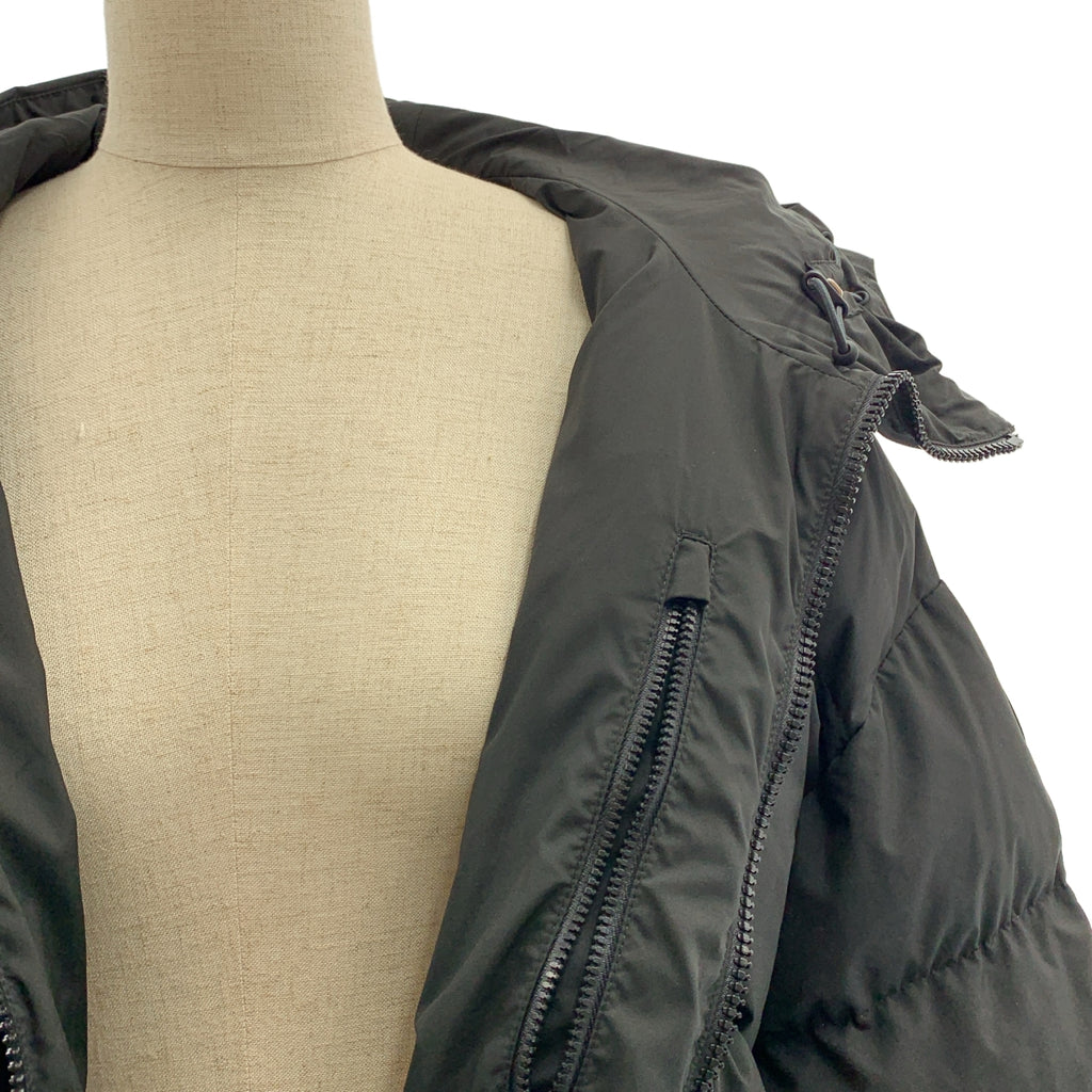 HERMES / 헤르메스 | 2024AW | 세리에 버튼 로고 Zip 드로 스트링 다운 재킷 후디 | 36 | 여성