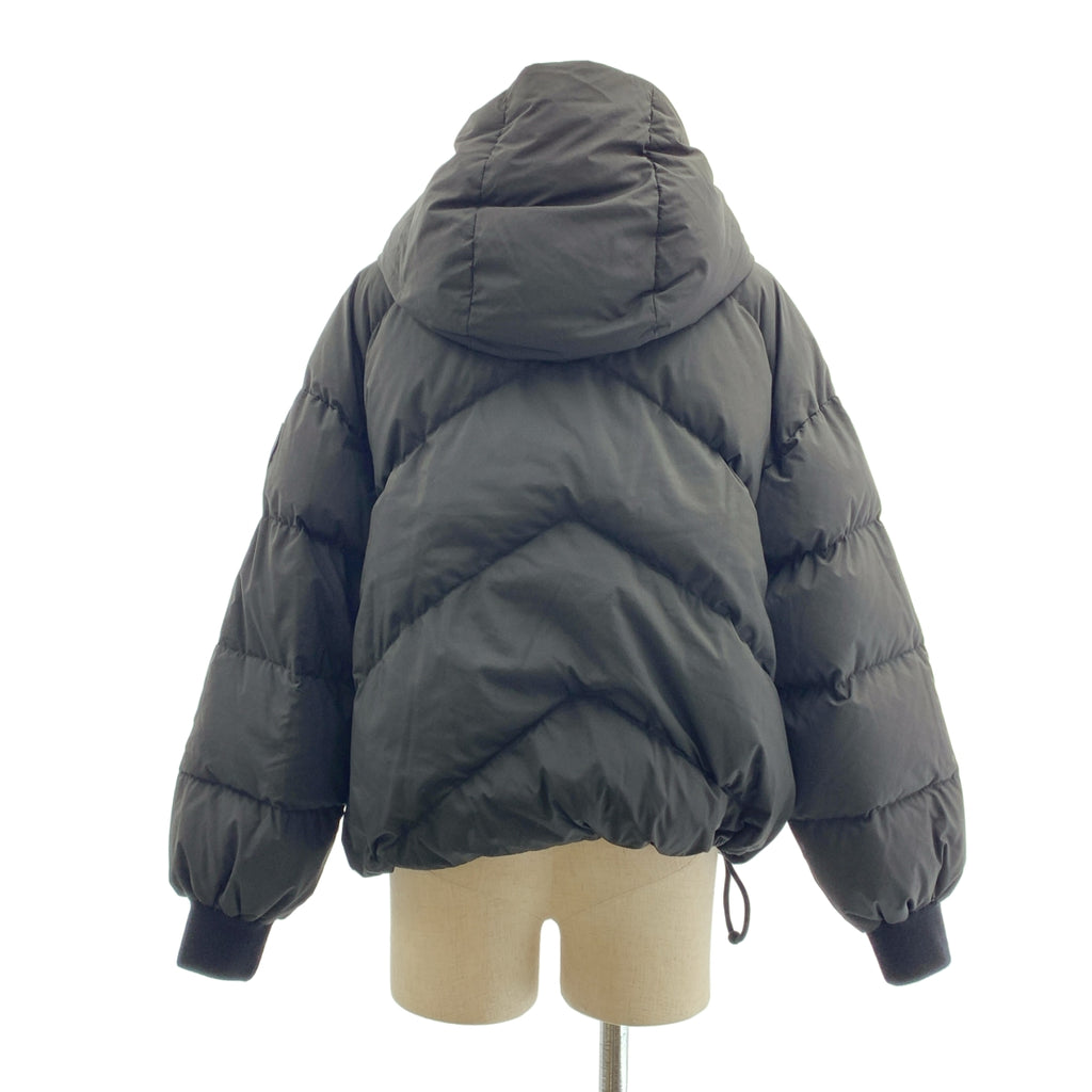 HERMES / 헤르메스 | 2024AW | 세리에 버튼 로고 Zip 드로 스트링 다운 재킷 후디 | 36 | 여성