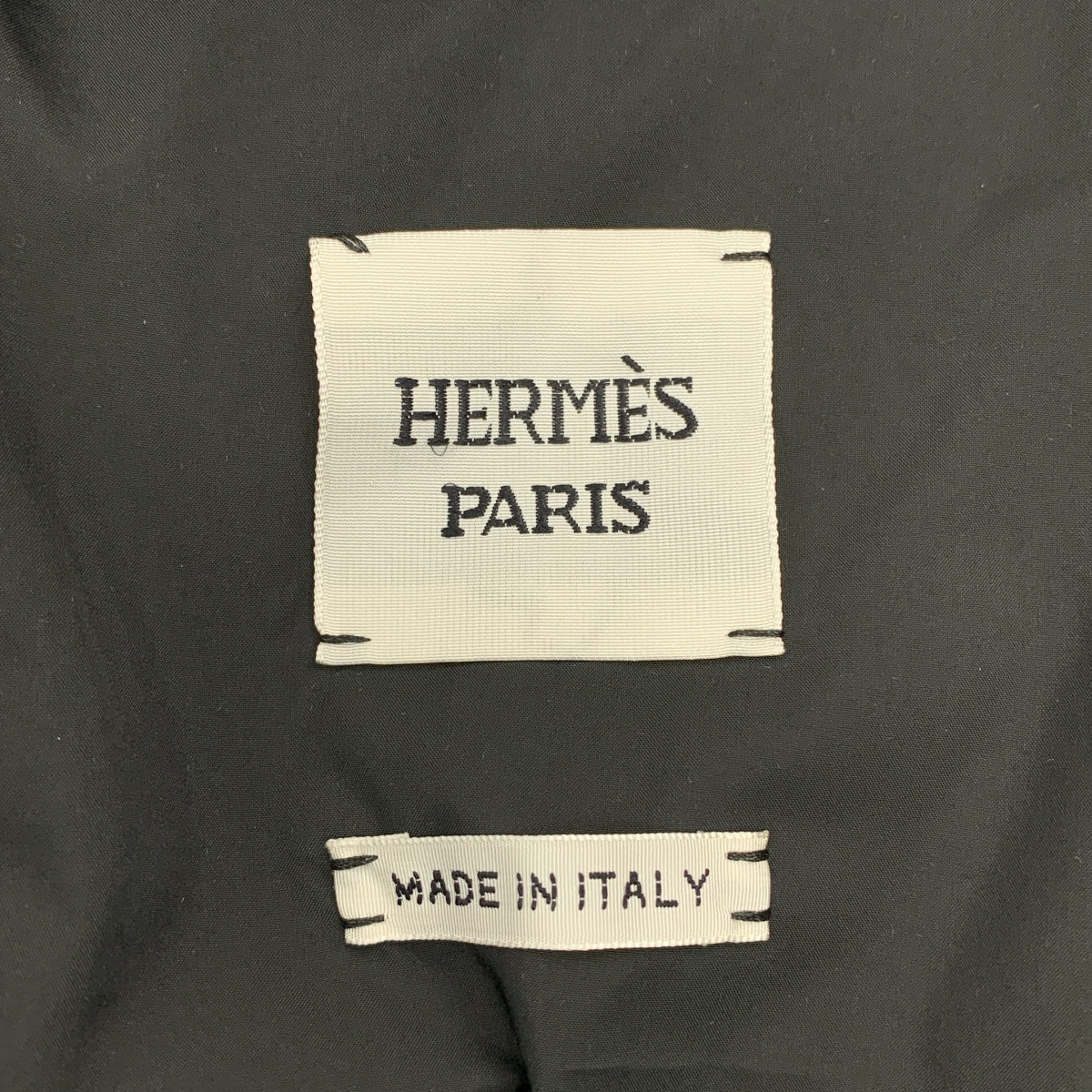 HERMES / 헤르메스 | 2024AW | 세리에 버튼 로고 Zip 드로 스트링 다운 재킷 후디 | 36 | 여성