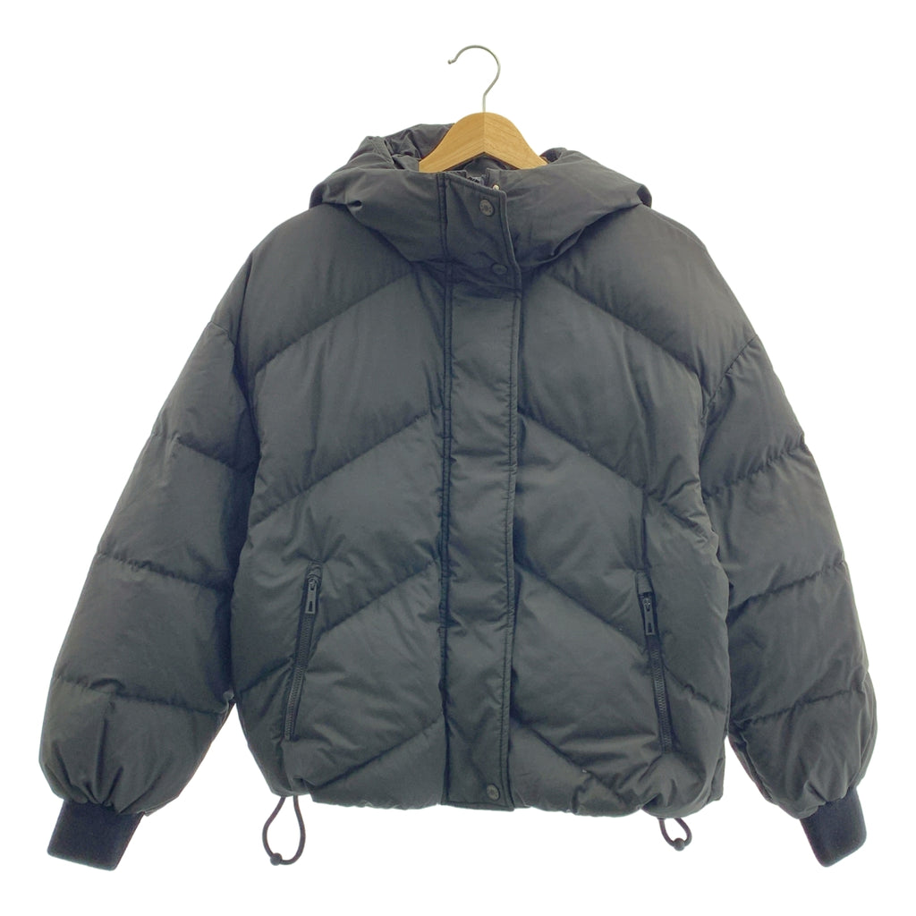 HERMES / 헤르메스 | 2024AW | 세리에 버튼 로고 Zip 드로 스트링 다운 재킷 후디 | 36 | 여성