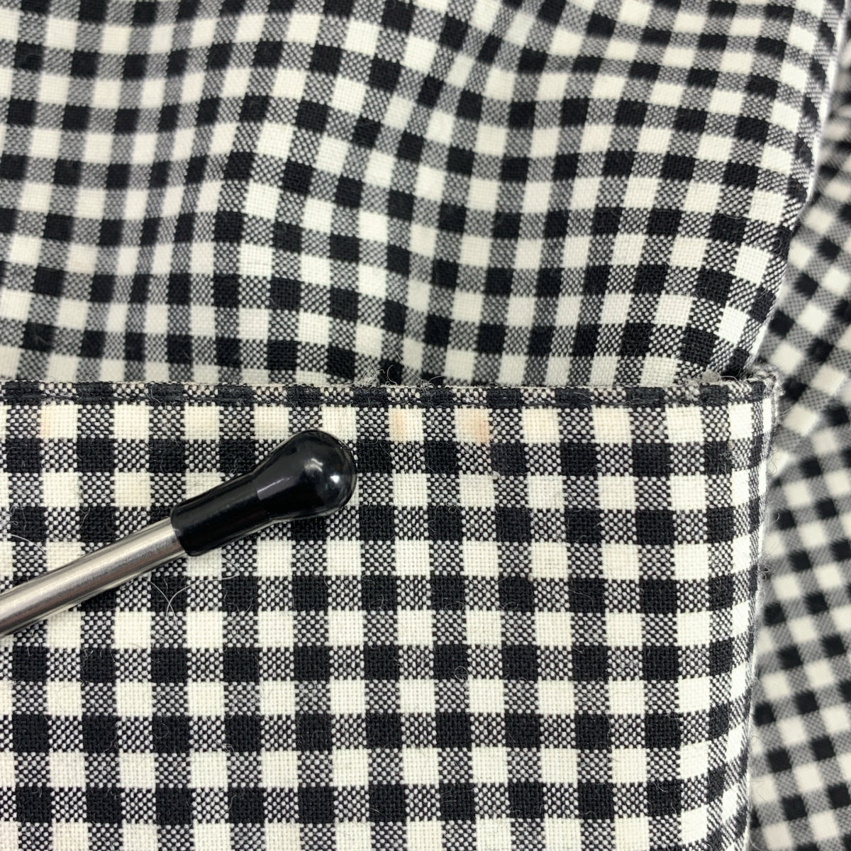 MARNI / マルニ | 2025SS | ポリエステル ウール ギンガムチェック オーバーサイズ シャツ | 44 | ブラック/ホワイト | メンズ