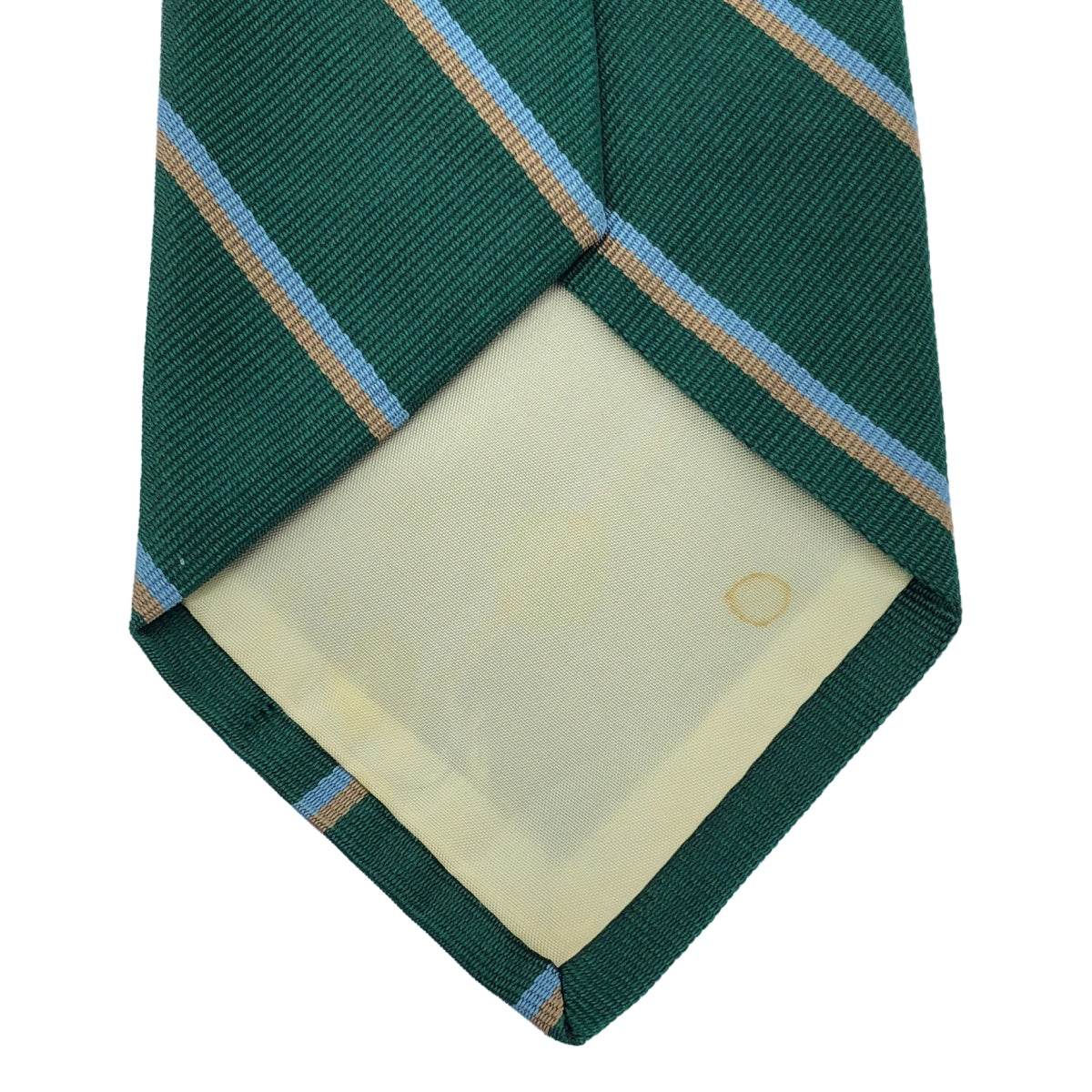 BROOKS BROTHERS / 브룩스 브라더스 | 1960s 빈티지 레지멘탈 스트라이프 실크 넥타이 | 그린