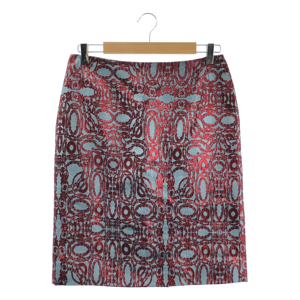 DRIES VAN NOTEN / 드리스 반 노텐 | SCRANTON 1415 WWSKIRT / 총 무늬 슬릿 스커트 | 38 | 여성