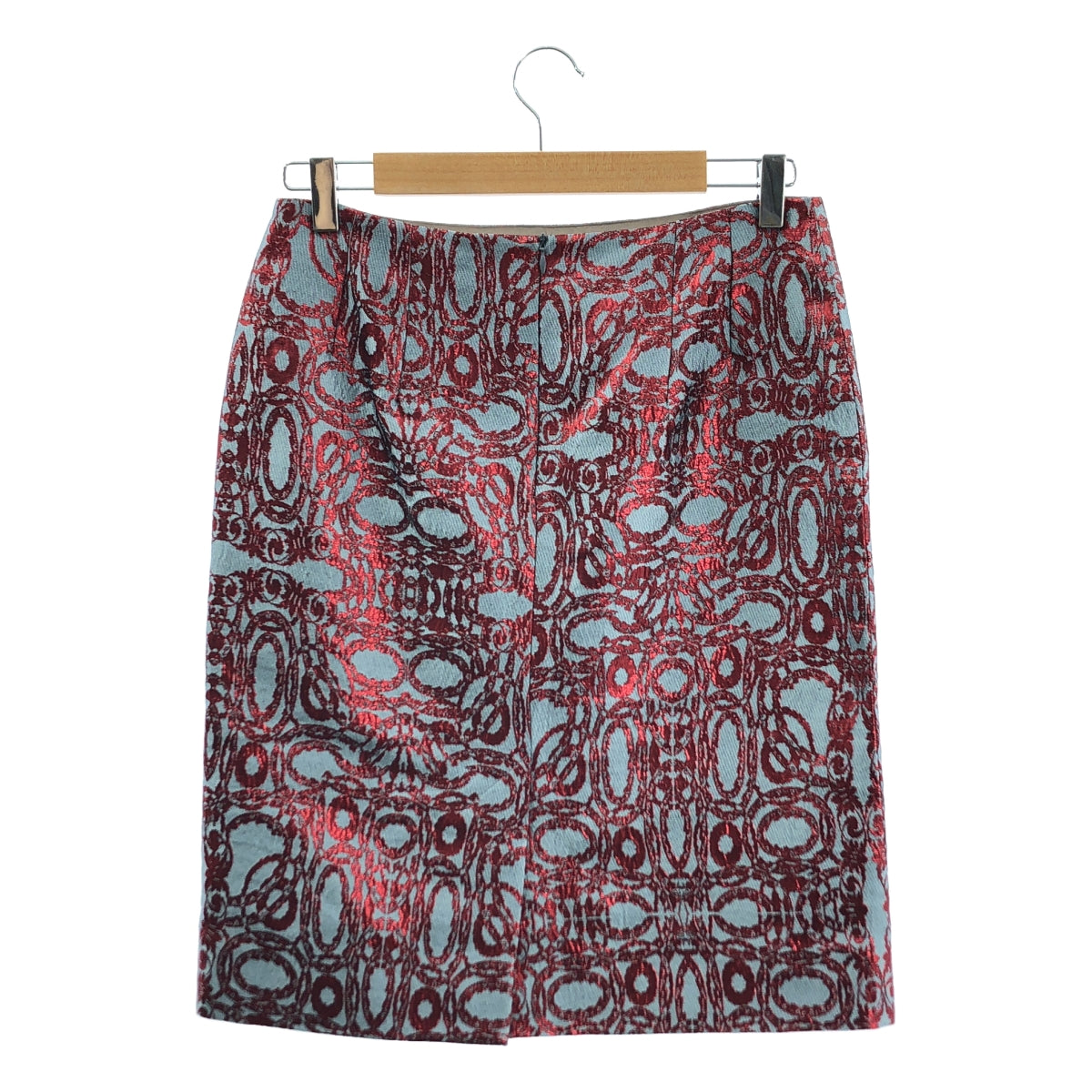 DRIES VAN NOTEN / 드리스 반 노텐 | SCRANTON 1415 WWSKIRT / 총 무늬 슬릿 스커트 | 38 | 여성