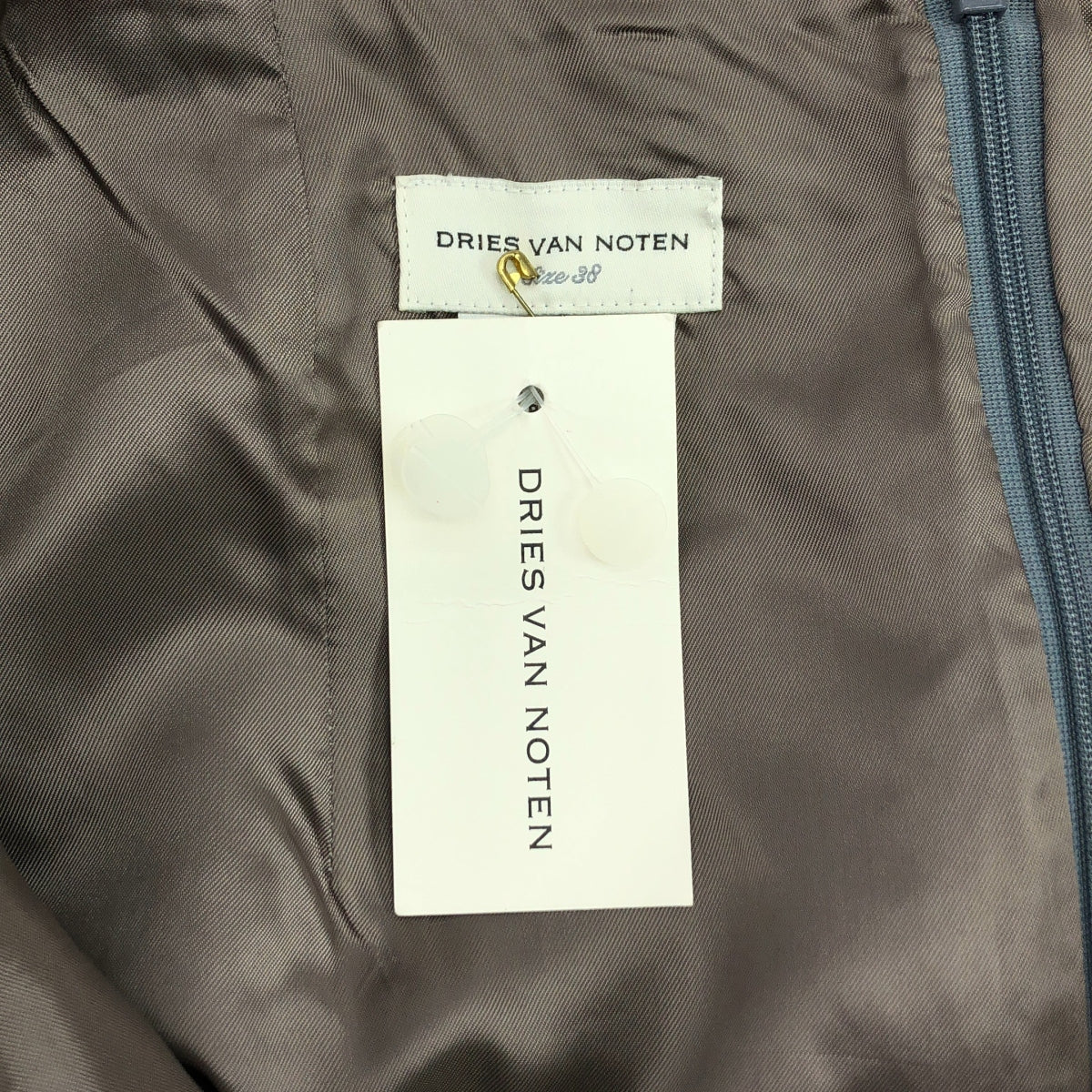 DRIES VAN NOTEN / 드리스 반 노텐 | SCRANTON 1415 WWSKIRT / 총 무늬 슬릿 스커트 | 38 | 여성