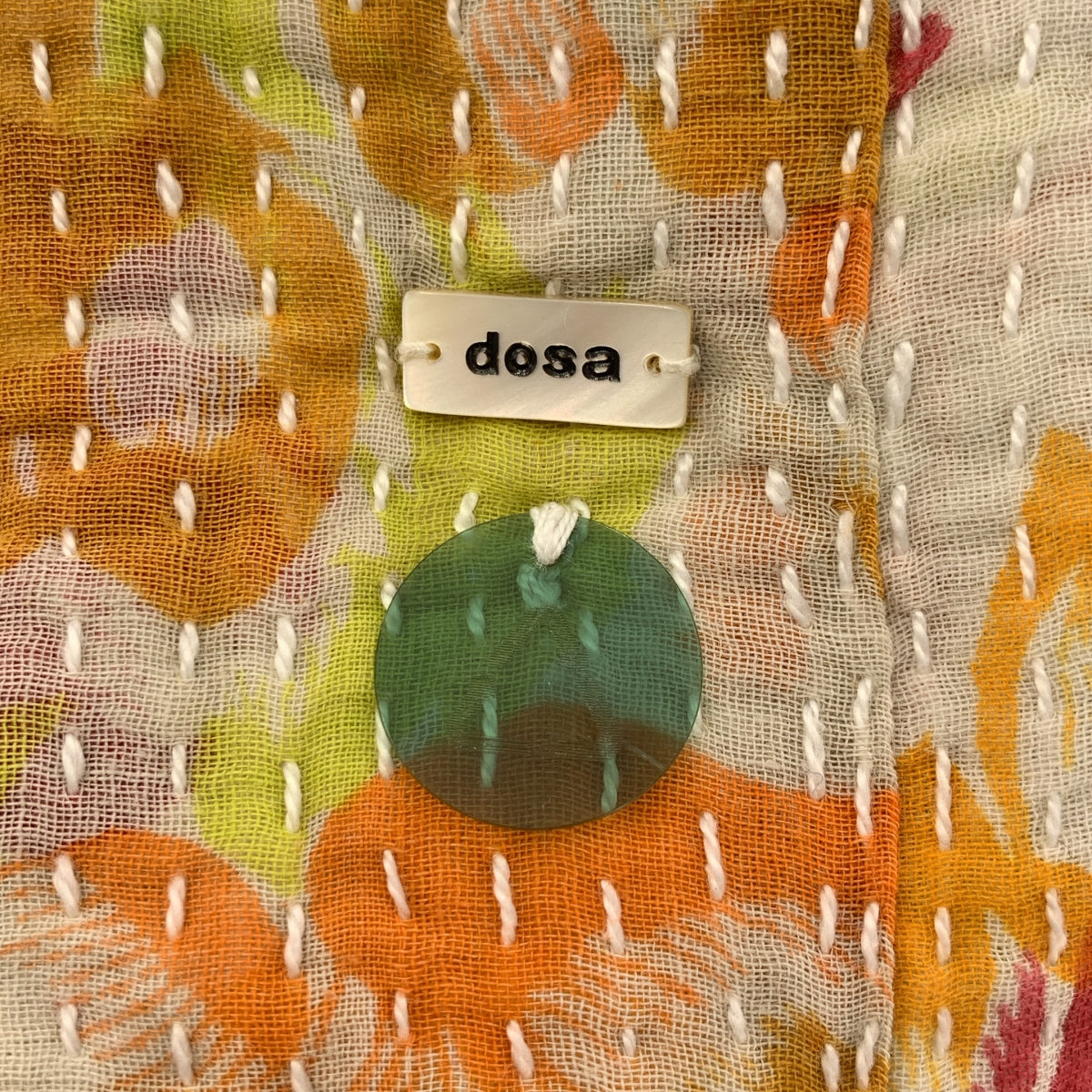 dosa / ドーサ | 総柄 刺し子 ロゴ ショルダーバッグ |