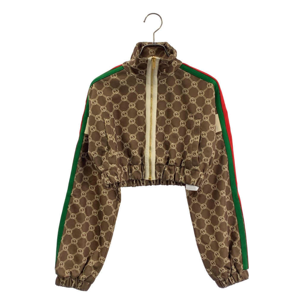 GUCCI / グッチ | インターロッキングG 総柄 シェリーライン クロップド トラックジャケット | XXXS | レディース
