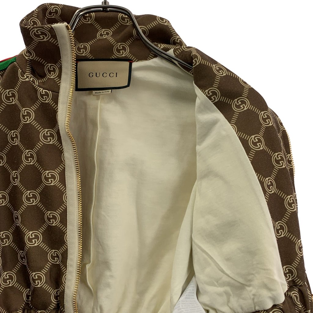 GUCCI / グッチ | インターロッキングG 総柄 シェリーライン クロップド トラックジャケット | XXXS | レディース