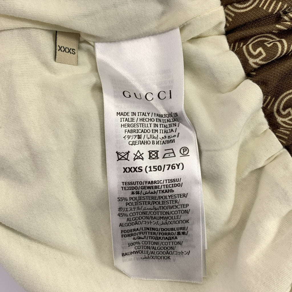 GUCCI / グッチ | インターロッキングG 総柄 シェリーライン クロップド トラックジャケット | XXXS | レディース