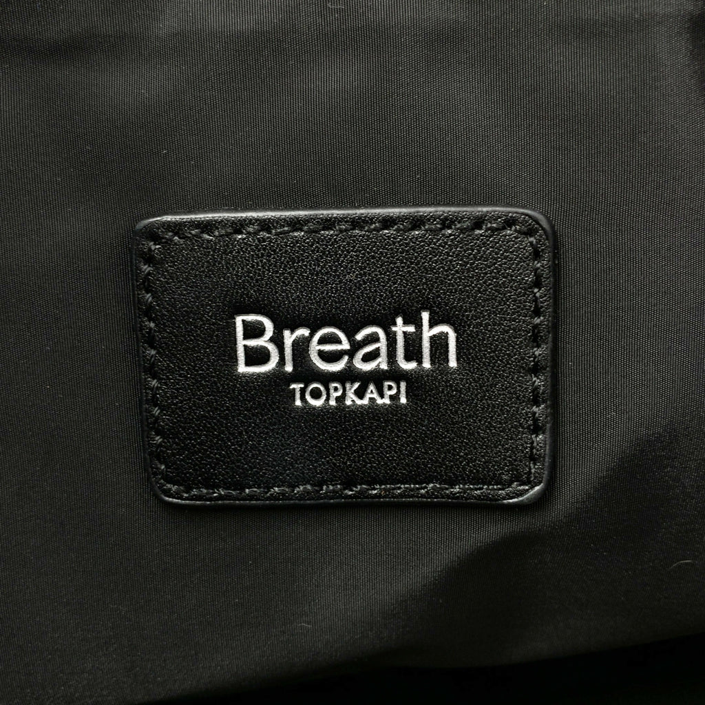 TOPKAPI | Breath / Freely 尼龍標誌附雙把手雙向手提包 | 黑色 | 女款