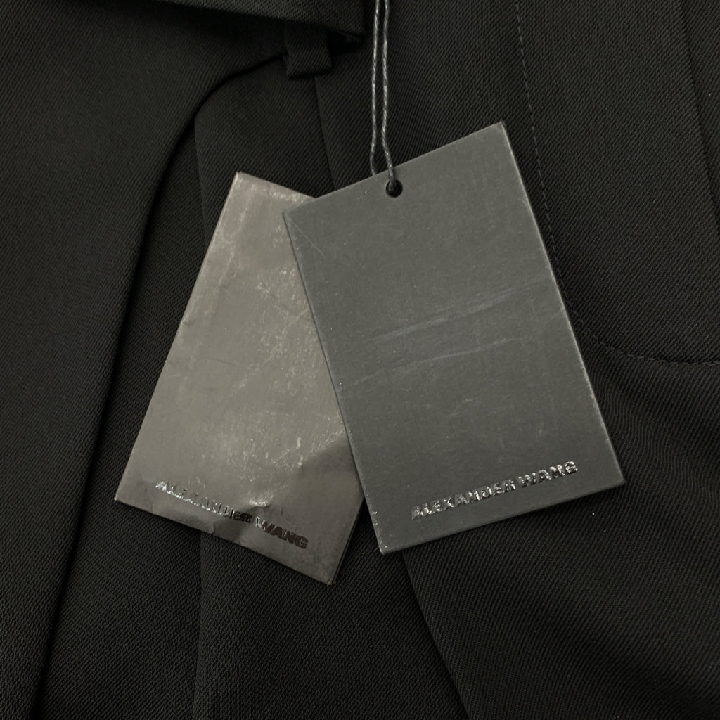 ALEXANDER WANG / アレキサンダーワン | ベルトデザイン タック シアー パンツ | 2 | レディース