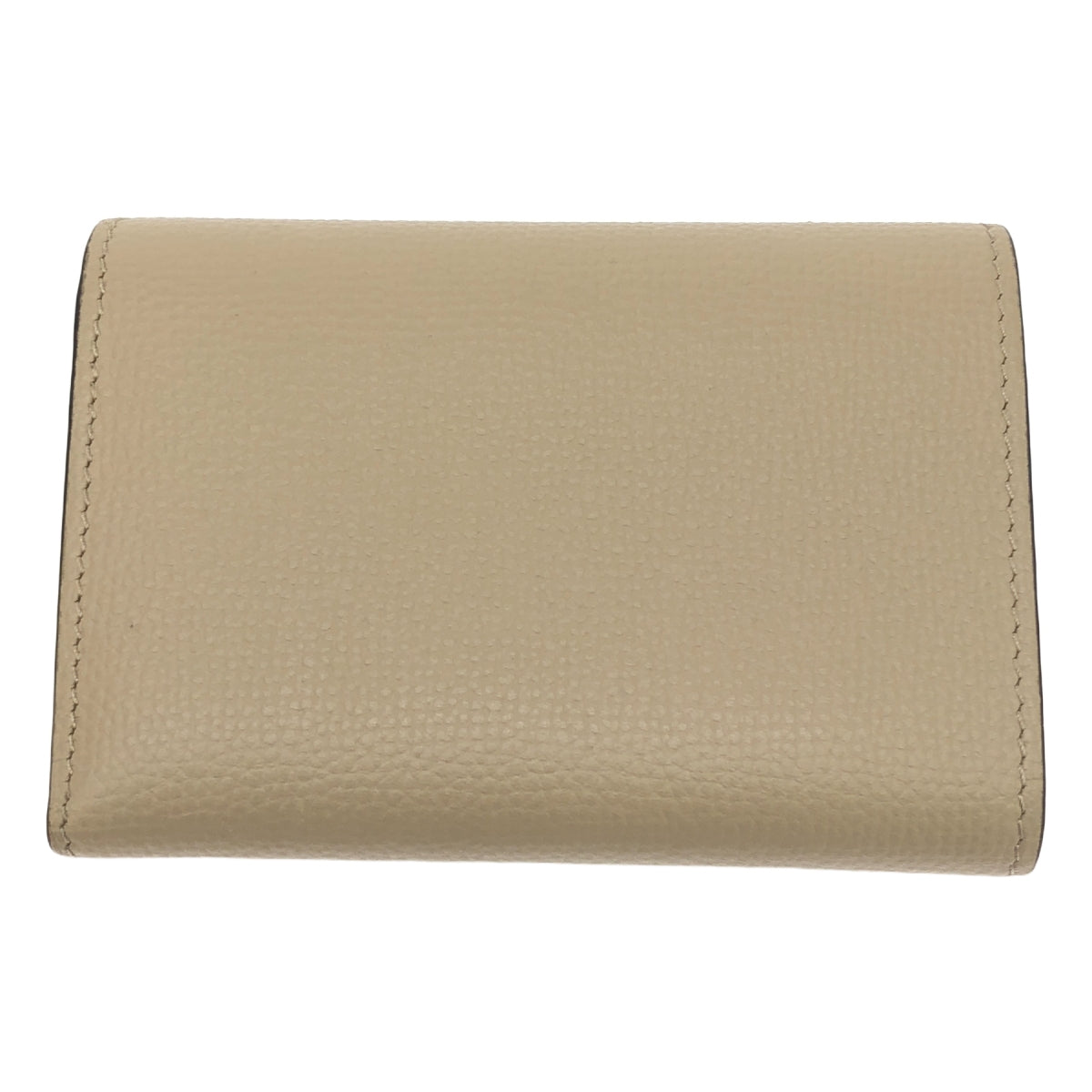 LOEWE / ロエベ | スモールバーティカル レザー アナグラム コンパクトウォレット 財布 | グレージュ | レディース