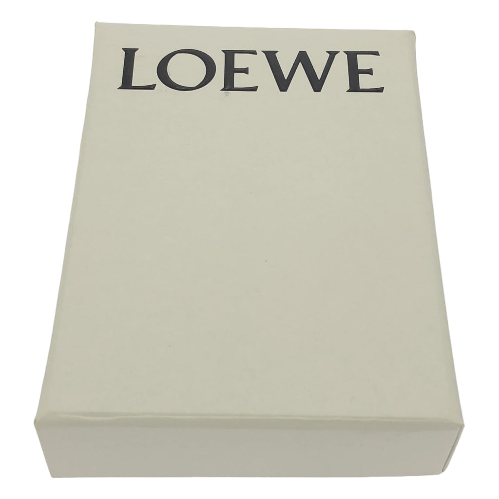 LOEWE / ロエベ | スモールバーティカル レザー アナグラム コンパクトウォレット 財布 | グレージュ | レディース