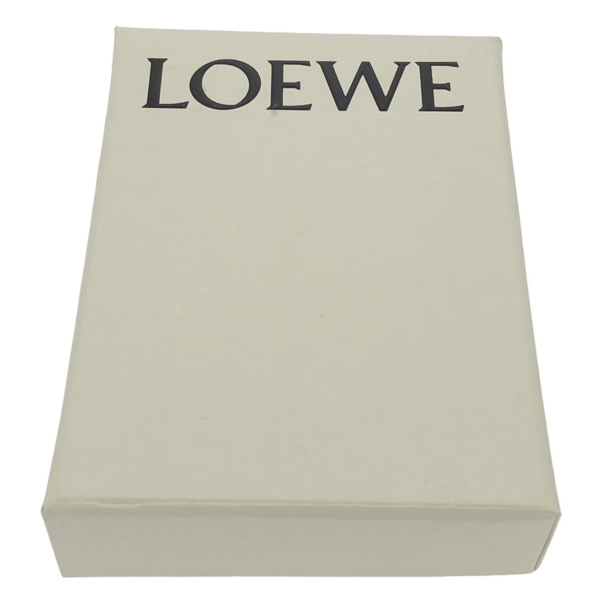 LOEWE / ロエベ | スモールバーティカル レザー アナグラム コンパクトウォレット 財布 | グレージュ | レディース
