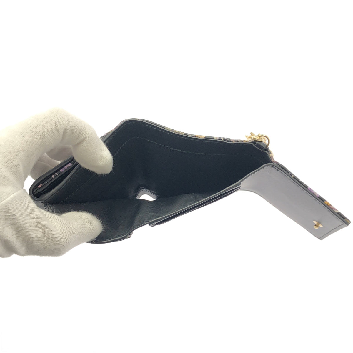 克莉絲汀迪奧 | Lady Dior 蓮花三折皮夾 |