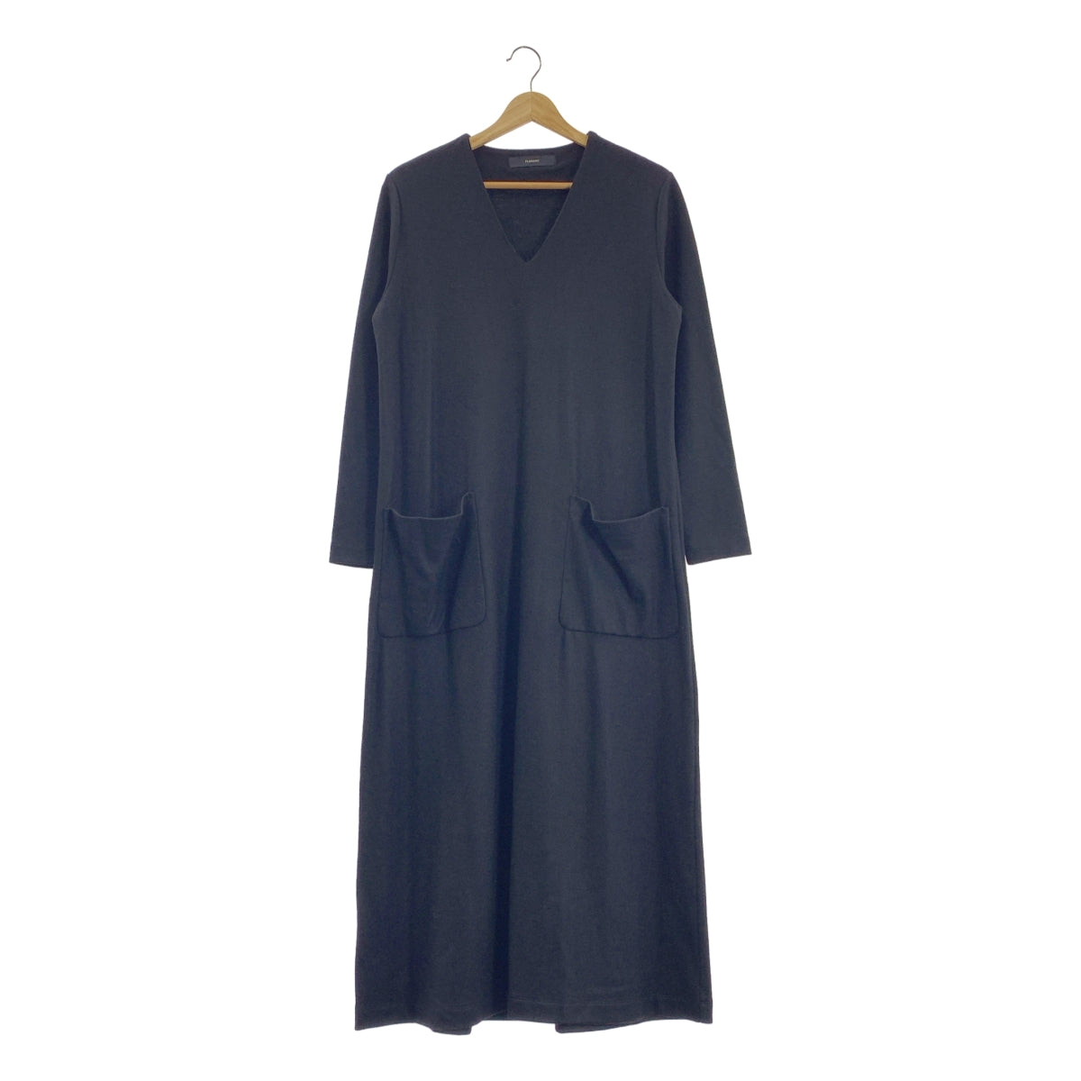 FLORENT | 有口袋羊毛長裙 | 黑色 | 女款