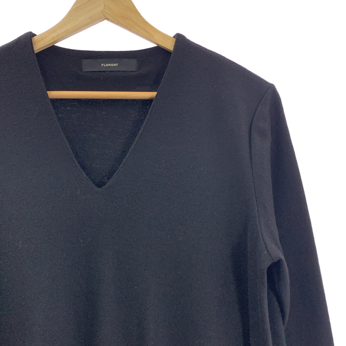 FLORENT | 有口袋羊毛長裙 | 黑色 | 女款