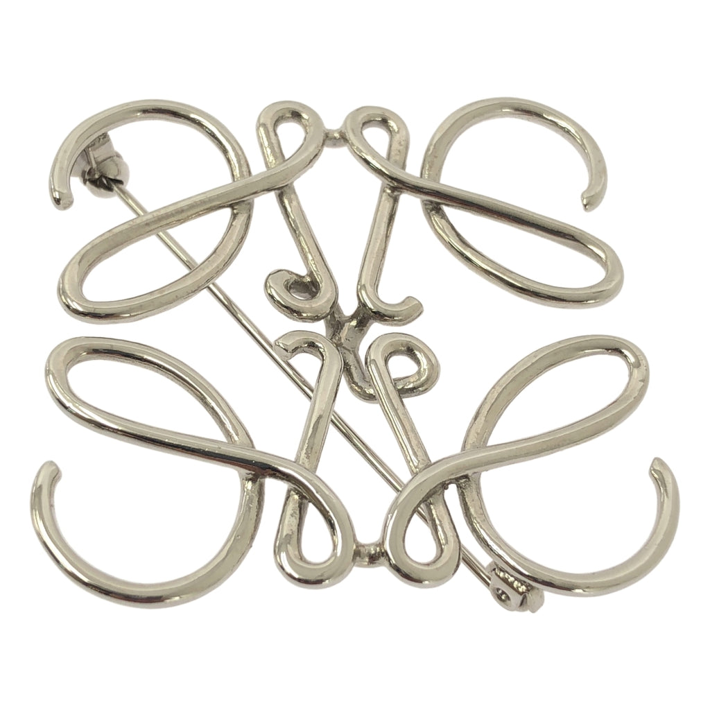 【미품】 LOEWE / 로에베 | 아나그램 브로치 | 실버