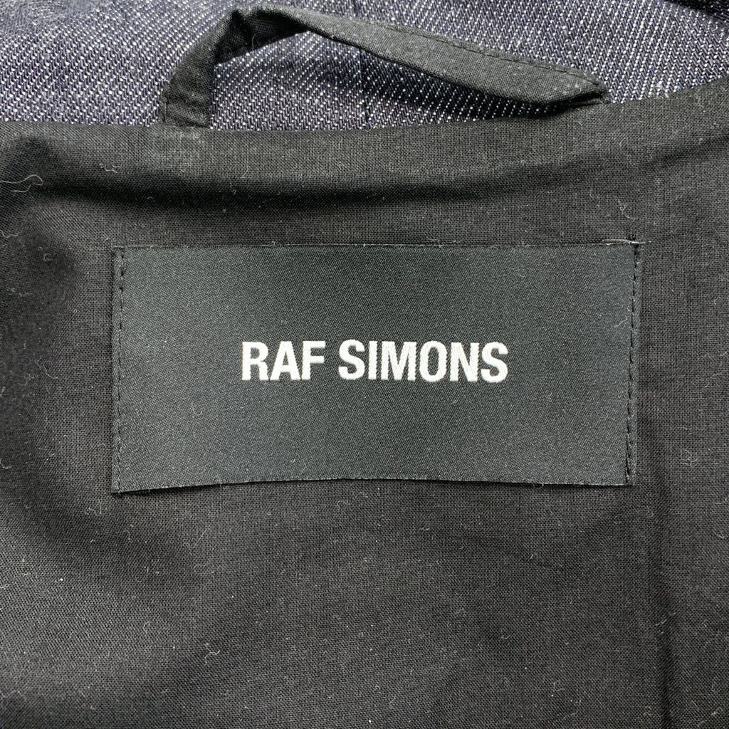 RAF SIMONS / 거친 시몬스 | 2016SS | Parka with back patch isolated hero 백 프린트 데님 모드 코트 | 46 |
