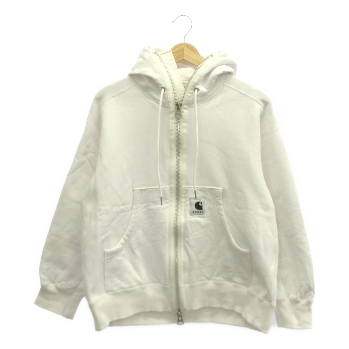 sacai / Sacai | 2024SS | × carhartt WIP Carhartt collaboration Hoodie Sweat Zip Parka | 1 | White | Men's