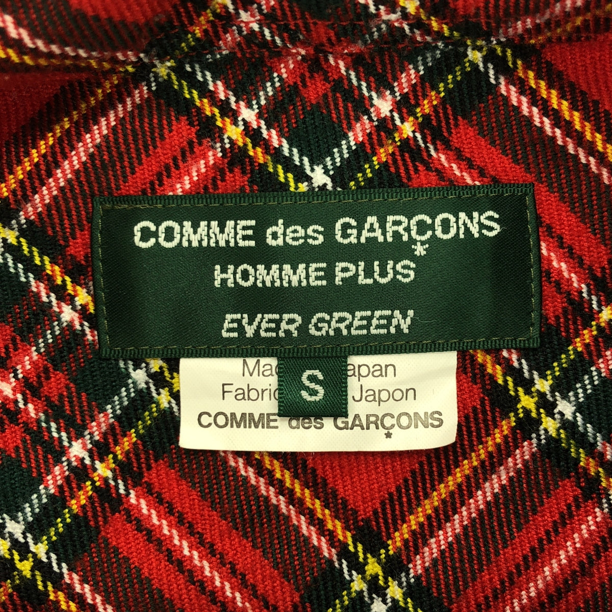 COMME des GARCONS HOMME PLUS / コムデギャルソンオムプリュス | 2006AW | EVER GREEN バイアスチェック シャツ | S | メンズ