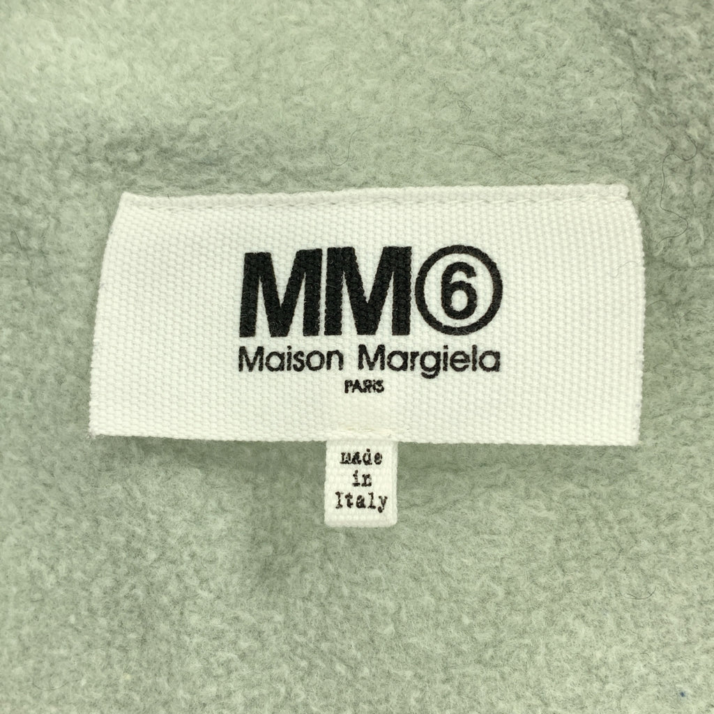MM6 Maison Margiela / エムエムシックスメゾンマルジェラ | 2019AW | ロゴ スリット クルーネック オーバー スウェット トレーナー | S | レディース