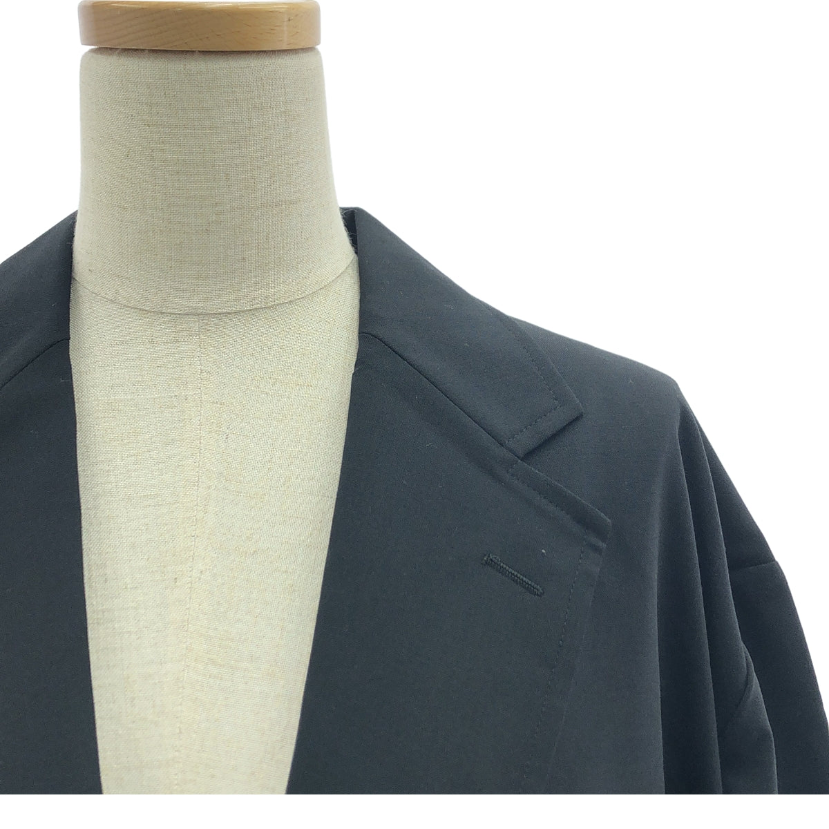 [近新] JUNYA WATANABE COMME des GARÇONS / 渡邊淳彌 | 2021 春夏 | 單件切斯特菲爾德大衣 / 全襯裡 | XS 碼 | 黑色 | 女款