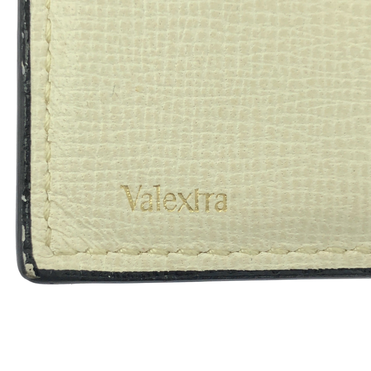 Valextra / ヴァレクストラ | レザー 二つ折り ウォレット | ホワイト | レディース