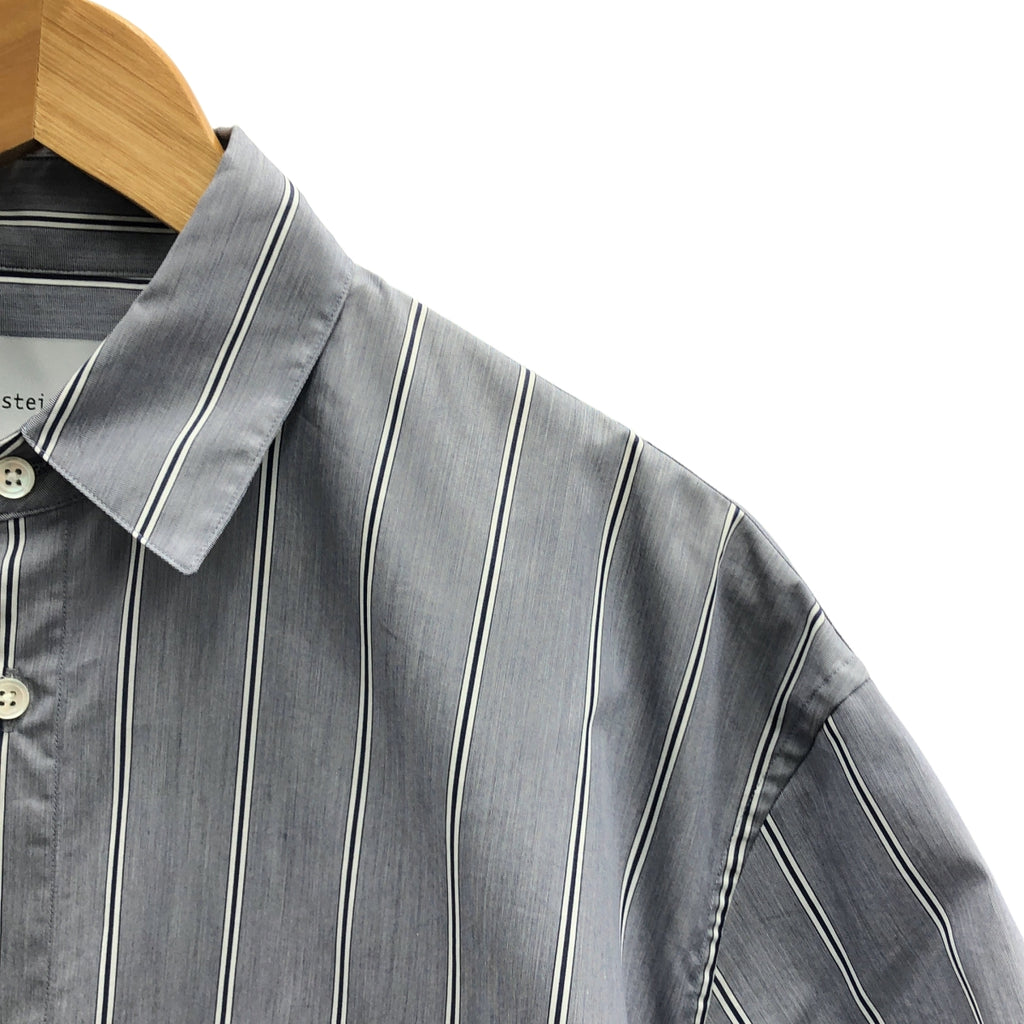 stein / シュタイン | OVER SLEEVE SS SHIRT ストライプ オーバーサイズ シャツ | S | メンズ