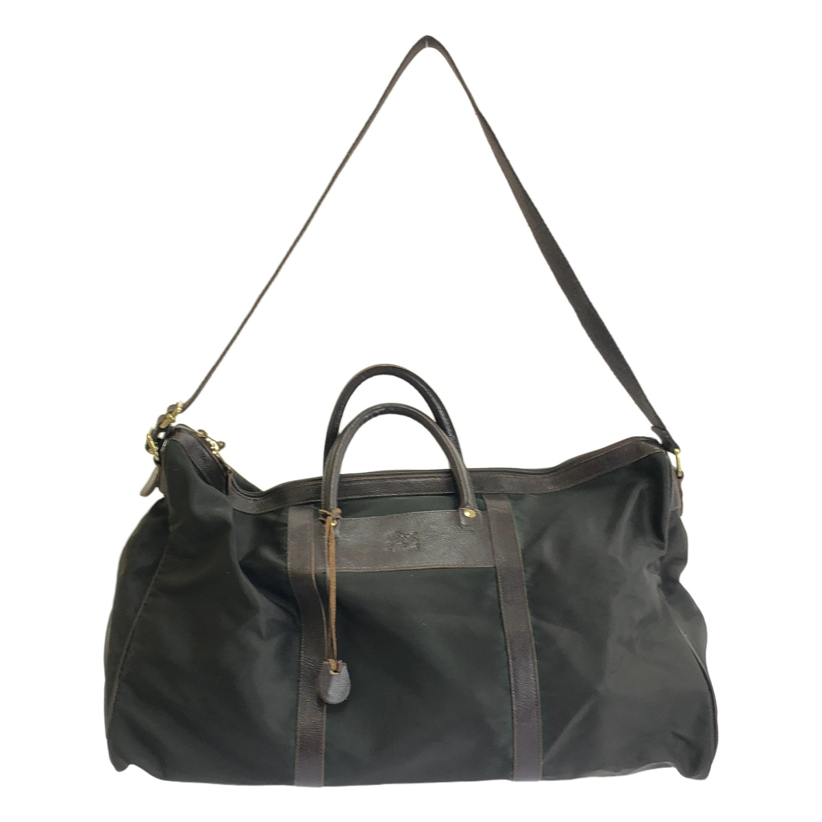 IL BISONTE / 일비존테 | 가죽 보스턴 여행 가방 | 브라운 | 남성