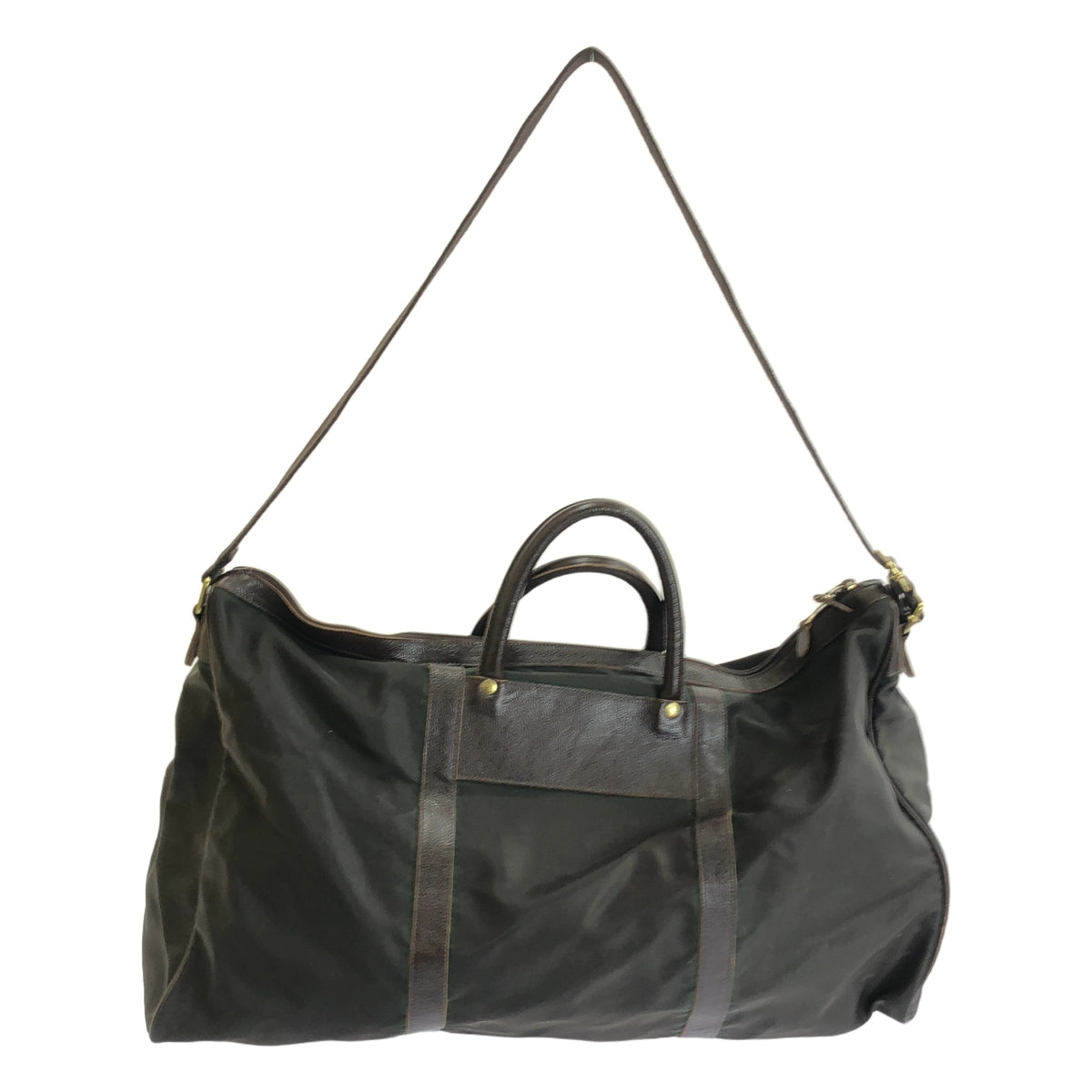 IL BISONTE / 일비존테 | 가죽 보스턴 여행 가방 | 브라운 | 남성