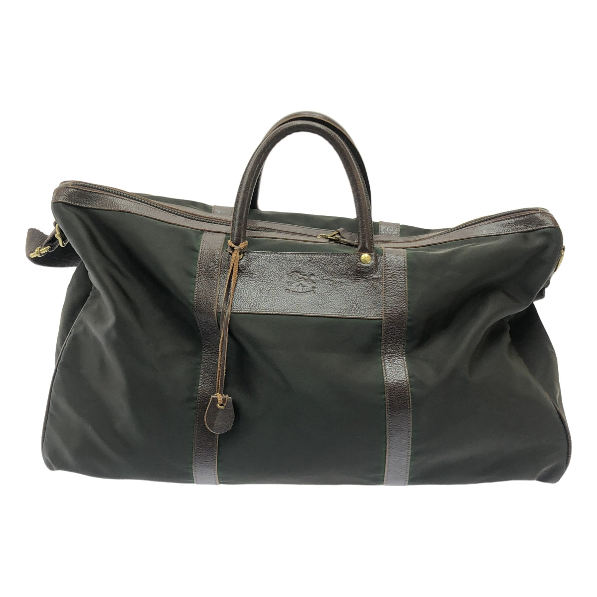 IL BISONTE / 일비존테 | 가죽 보스턴 여행 가방 | 브라운 | 남성