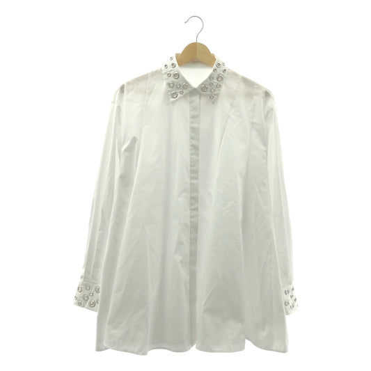 LOHEN / 羅恩 | 2024AW | EYELET SHIRT 鉚釘穿孔常規領襯衫 | F | 女款