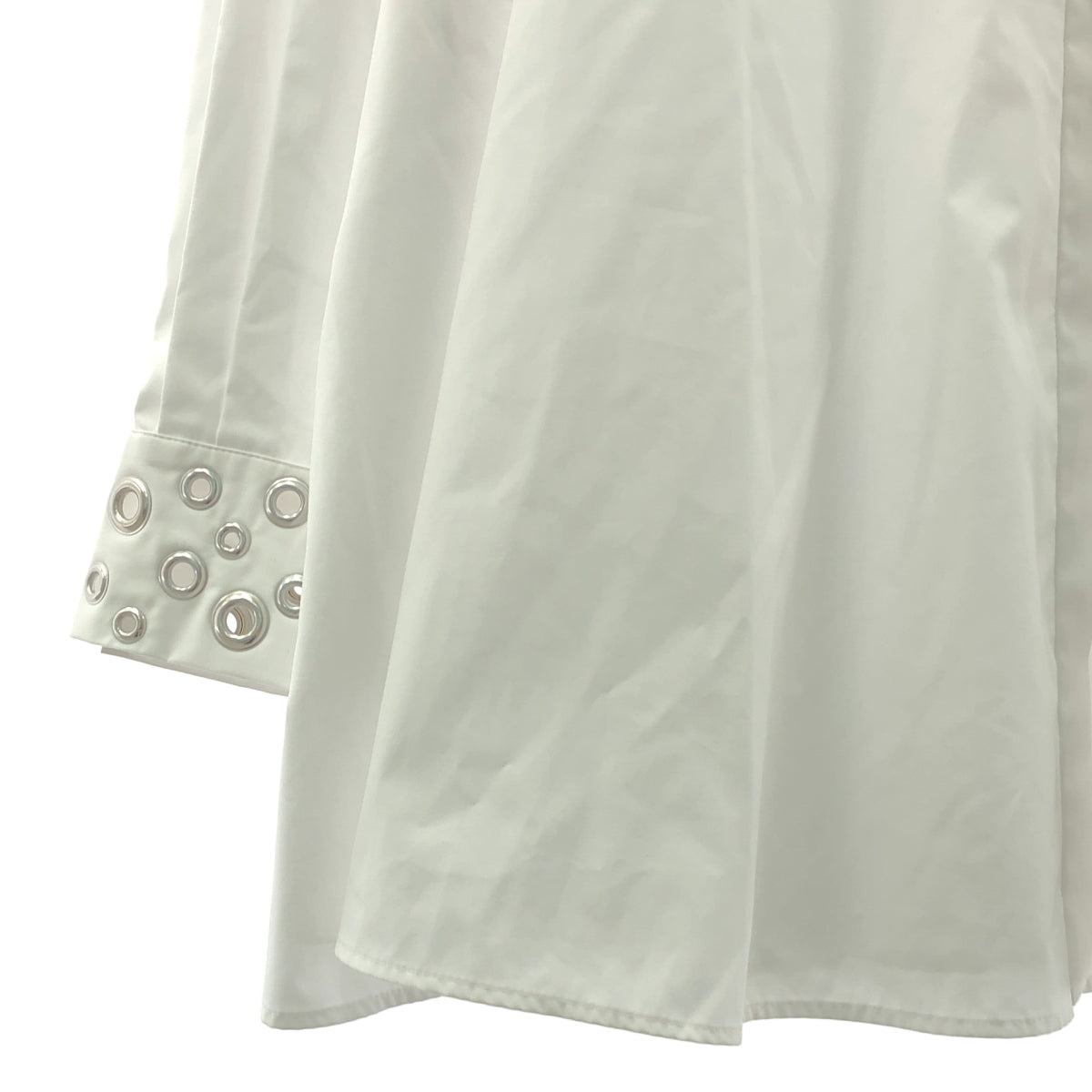 LOHEN / 羅恩 | 2024AW | EYELET SHIRT 鉚釘穿孔常規領襯衫 | F | 女款