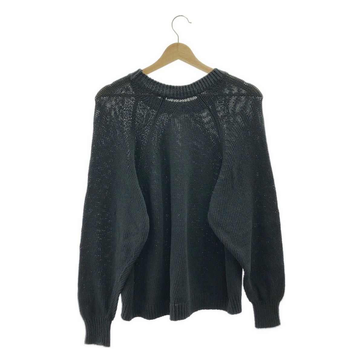 Framework | 2024 春夏 | 亞麻棉質插肩針織衫 | F | 炭灰色 | 女款