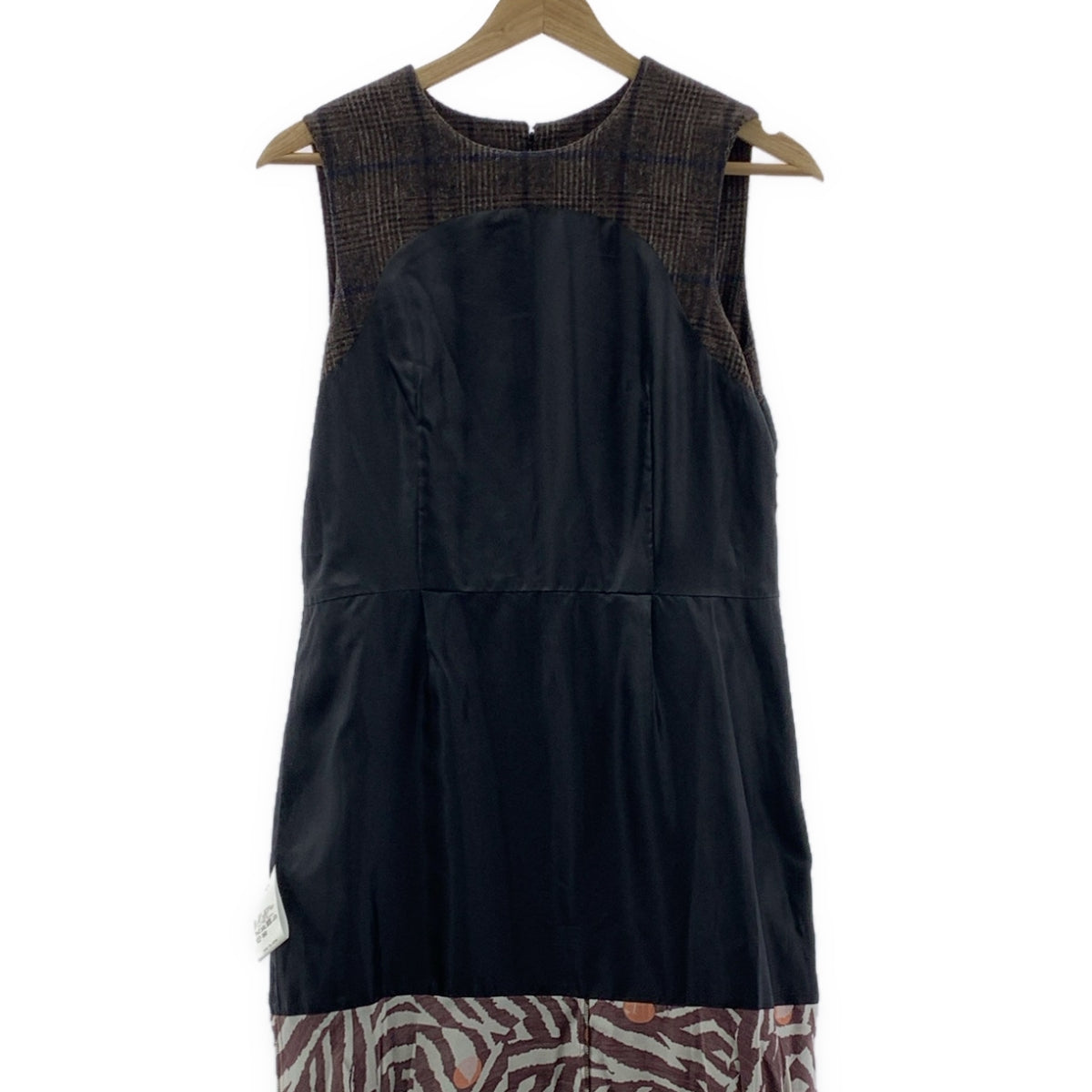 【미품】 sawa takai / 사와 타카이 | 2023AW | SLIT LAYERED DRESS / 슬릿 레이어드 포켓 첨부 드레스 원피스 | S | ASSORRED |