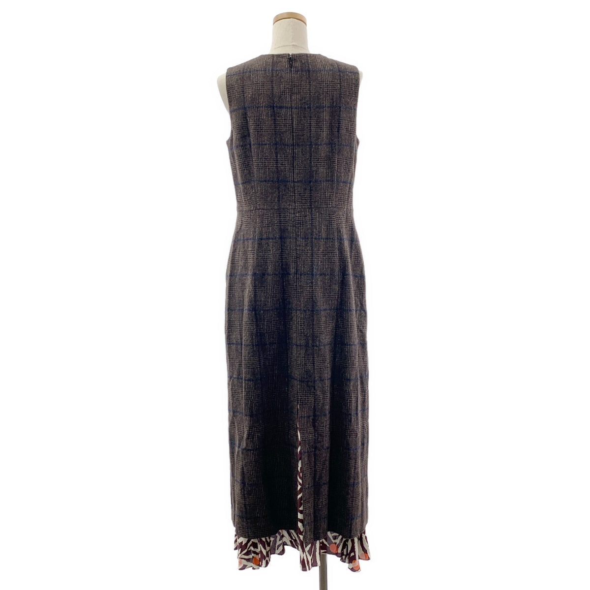 【미품】 sawa takai / 사와 타카이 | 2023AW | SLIT LAYERED DRESS / 슬릿 레이어드 포켓 첨부 드레스 원피스 | S | ASSORRED |