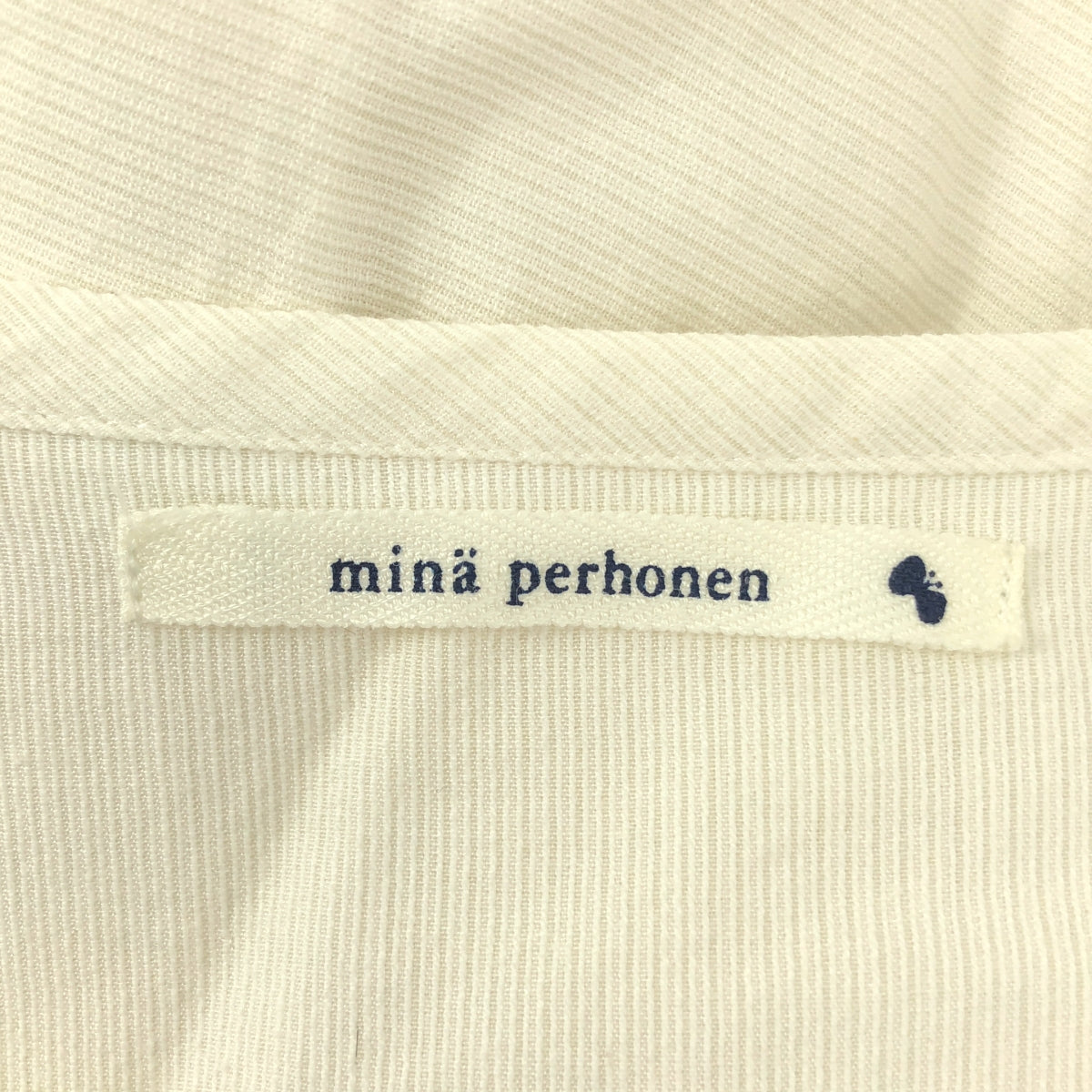 米娜·佩爾霍寧 / 米娜·佩爾霍寧 | 米娜·佩爾霍寧四隻鳥棉絲鳥刺繡連衣裙|尺寸 36 |米色 |女性的