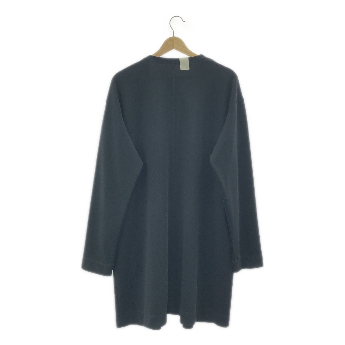 N.HOOLYWOOD / エヌハリウッド | 2021SS | UNDER SUMMIT WEAR LONG CARDIGAN ポリエステル ストレッチ ロングカーディガン | 40 | ブラック | メンズ