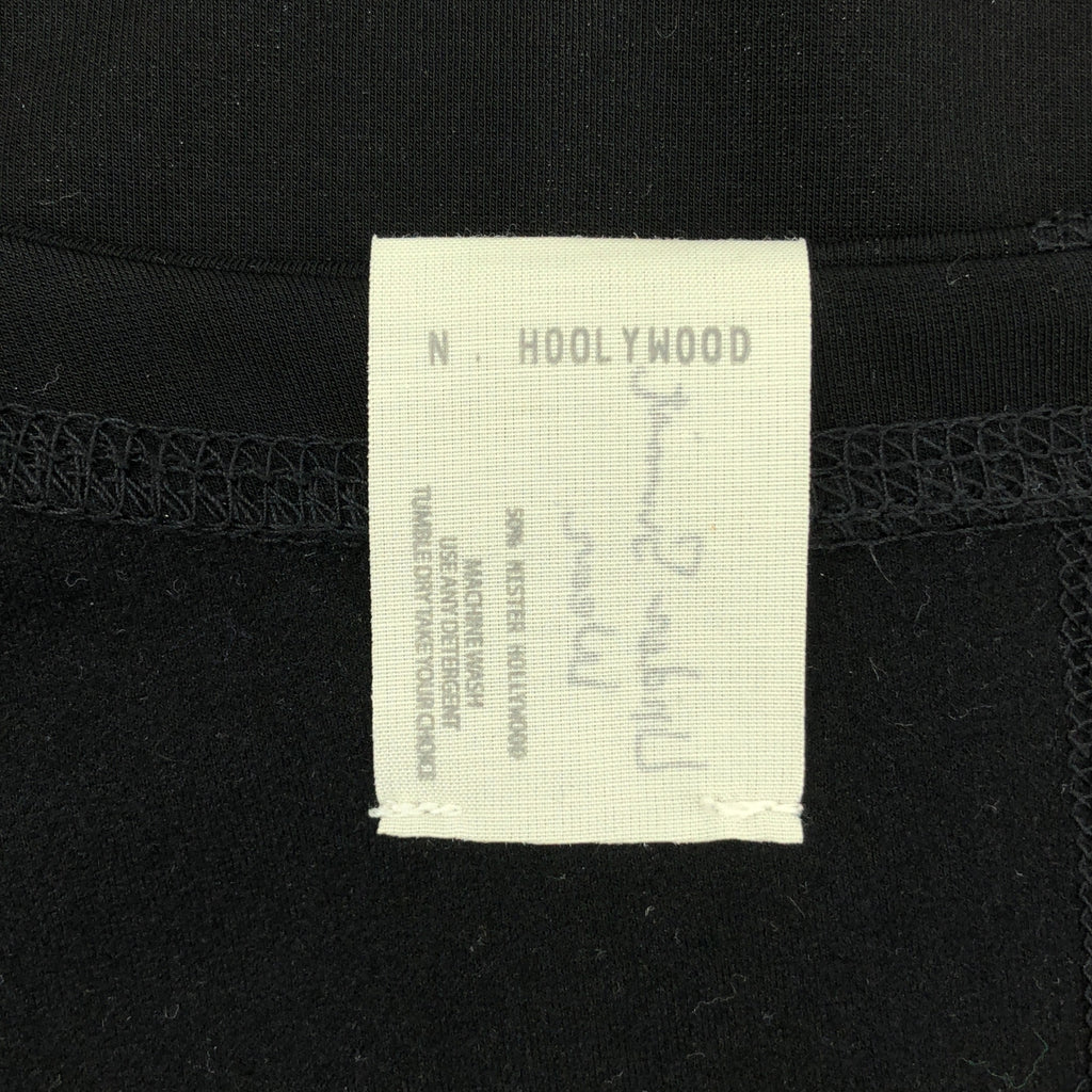 N.HOOLYWOOD / エヌハリウッド | 2021SS | UNDER SUMMIT WEAR LONG CARDIGAN ポリエステル ストレッチ ロングカーディガン | 40 | ブラック | メンズ