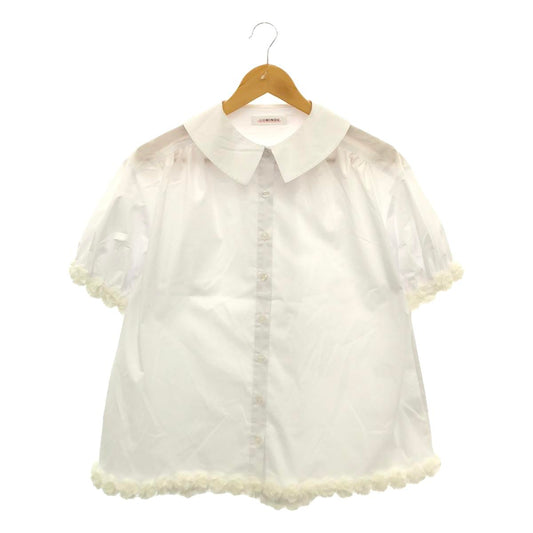 UNMINOU | Flower motif blouse | F | White | Women's