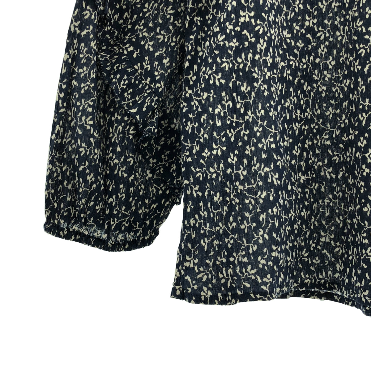 ULLA JOHNSON | 棉質荷葉邊襯衫 | 尺寸 4 | 女款