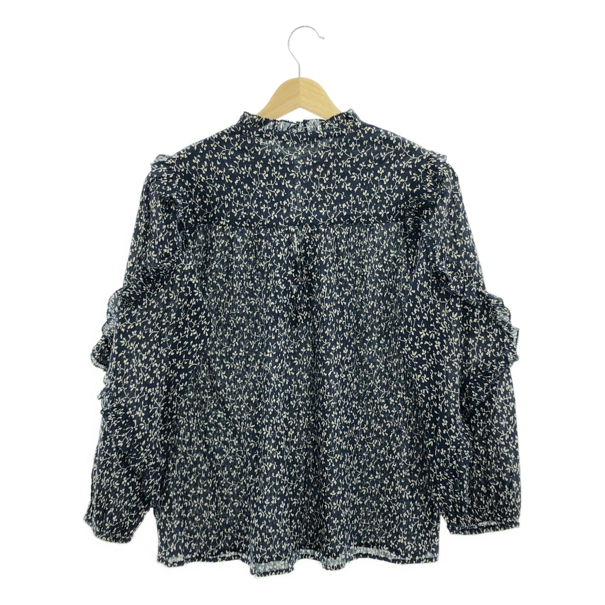 ULLA JOHNSON | 棉質荷葉邊襯衫 | 尺寸 4 | 女款