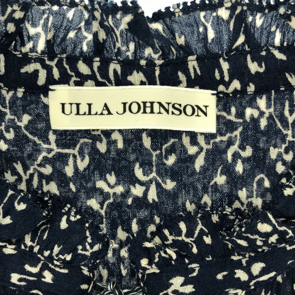 ULLA JOHNSON | 棉質荷葉邊襯衫 | 尺寸 4 | 女款