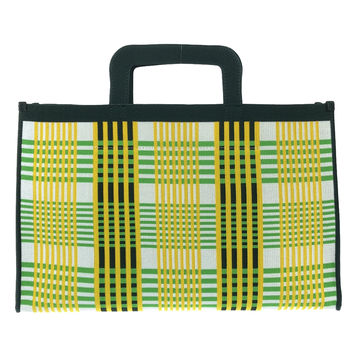 [新品] MARNI | 2024SS |格子公事包手提包 |黃色/白色/綠色 |女性的