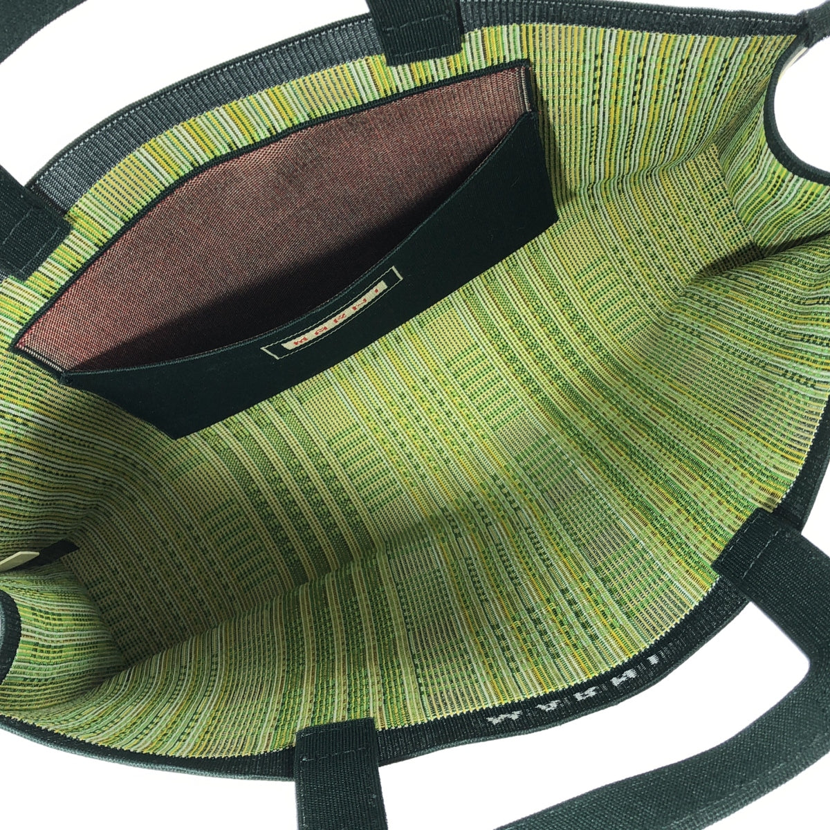 [新品] MARNI | 2024SS |格子公事包手提包 |黃色/白色/綠色 |女性的