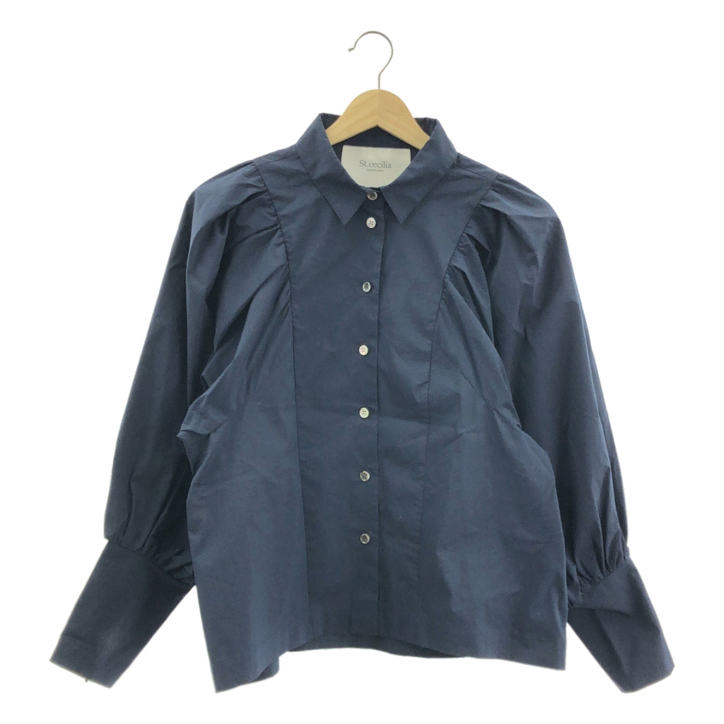 聖西西莉亞 | 寬袖拉鍊開衩襯衫 | 尺寸 1 | 女款