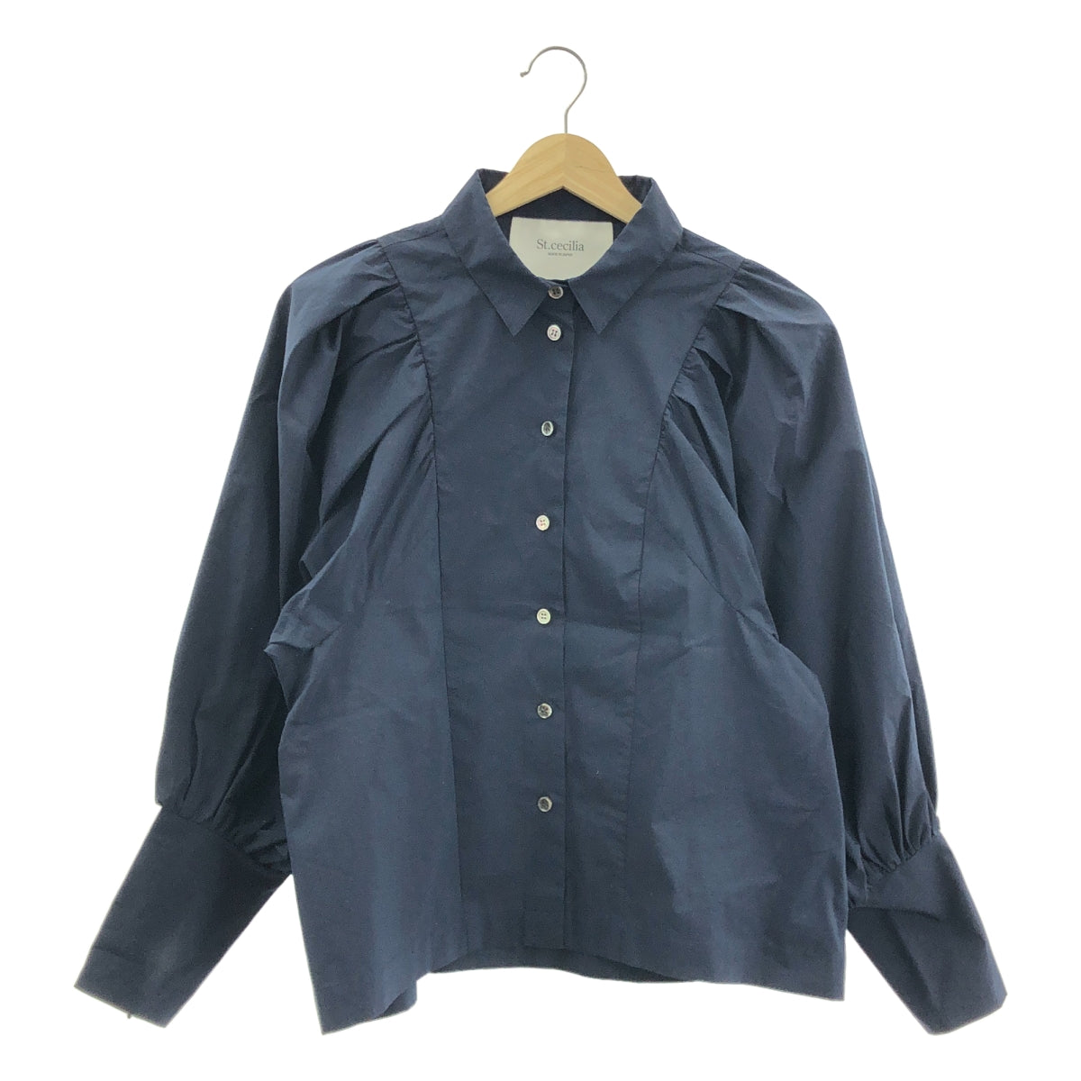 聖西西莉亞 | 寬袖拉鍊開衩襯衫 | 尺寸 1 | 女款