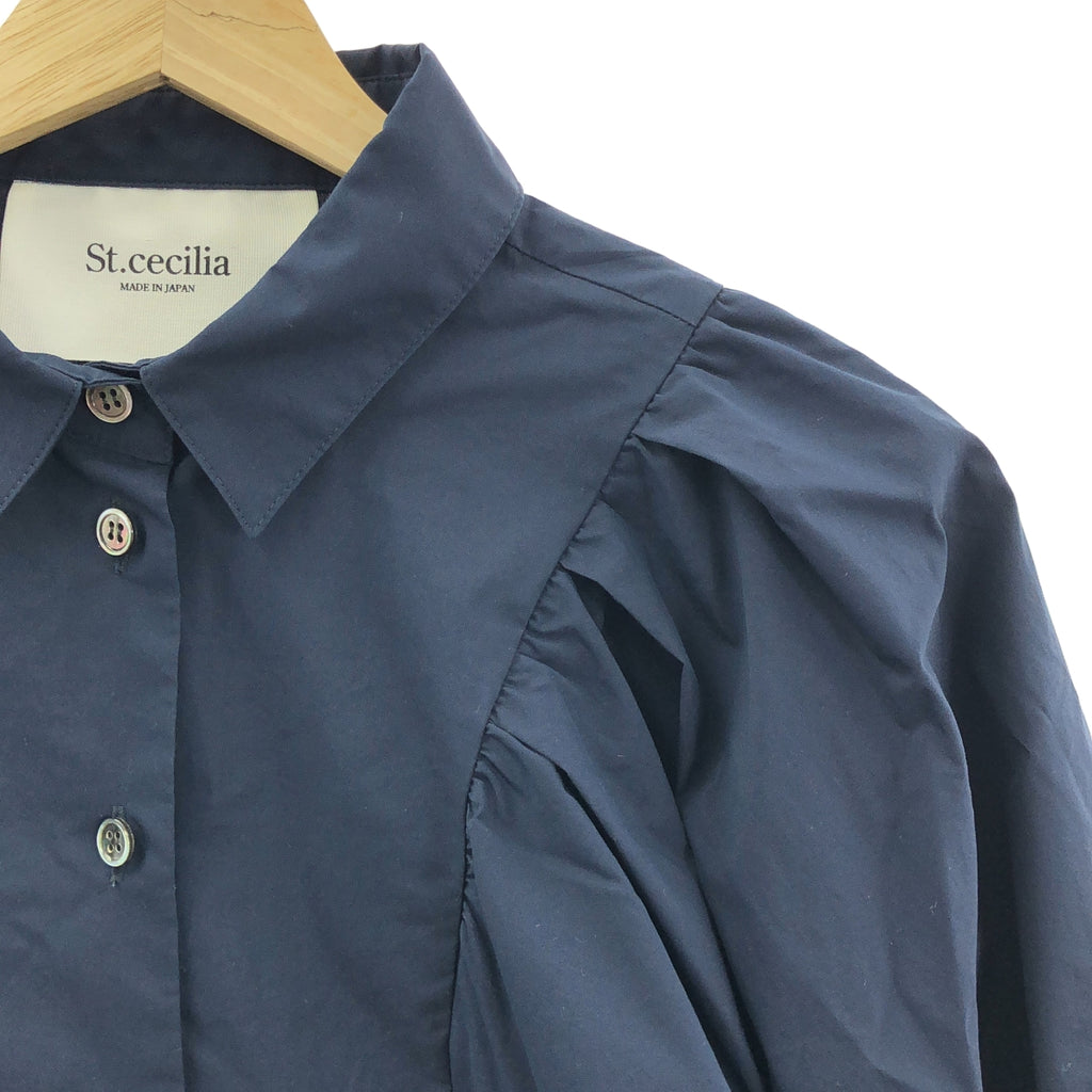 聖西西莉亞 | 寬袖拉鍊開衩襯衫 | 尺寸 1 | 女款