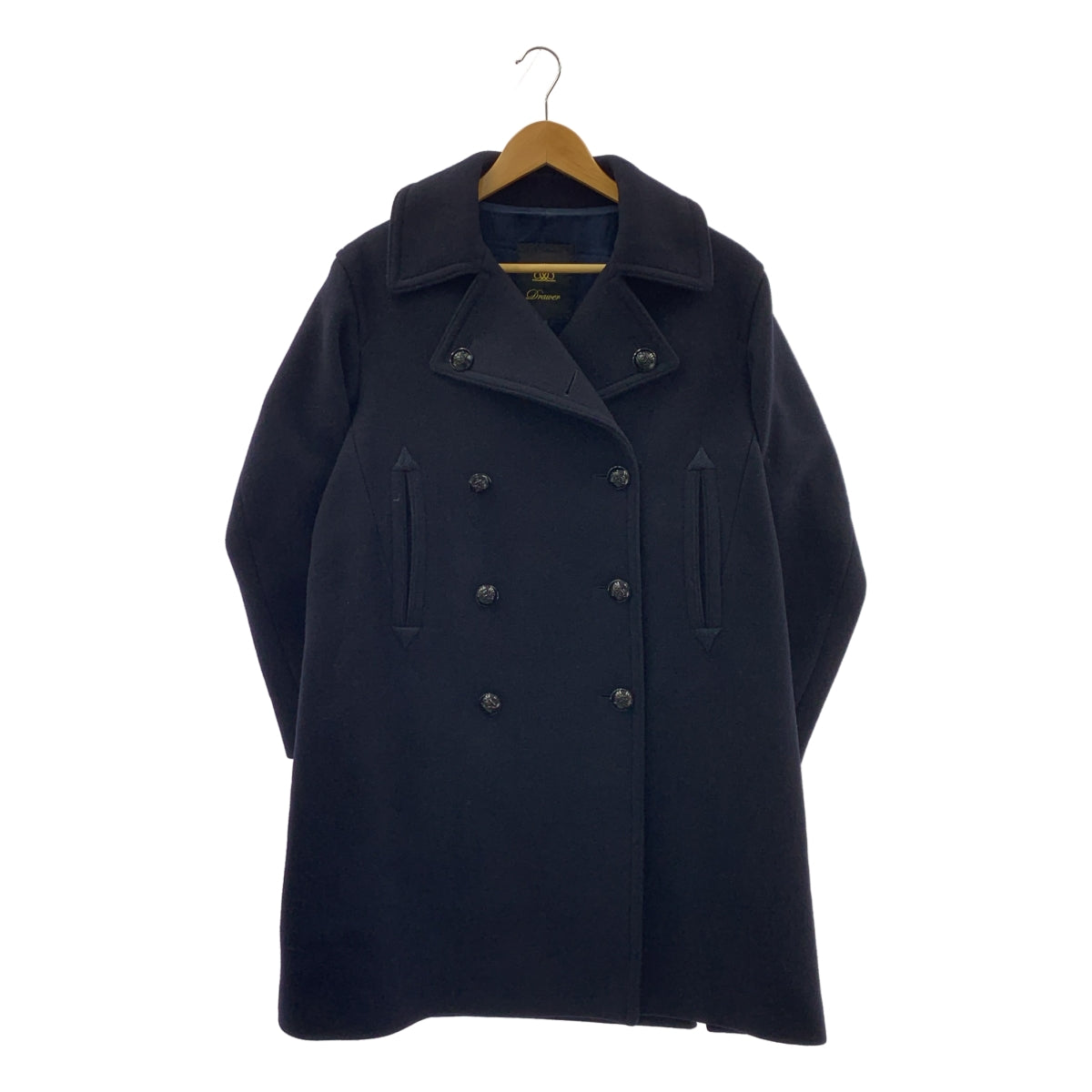 Drawer / ドゥロワー | ウール カシミヤ メルトン ピーコート | 36